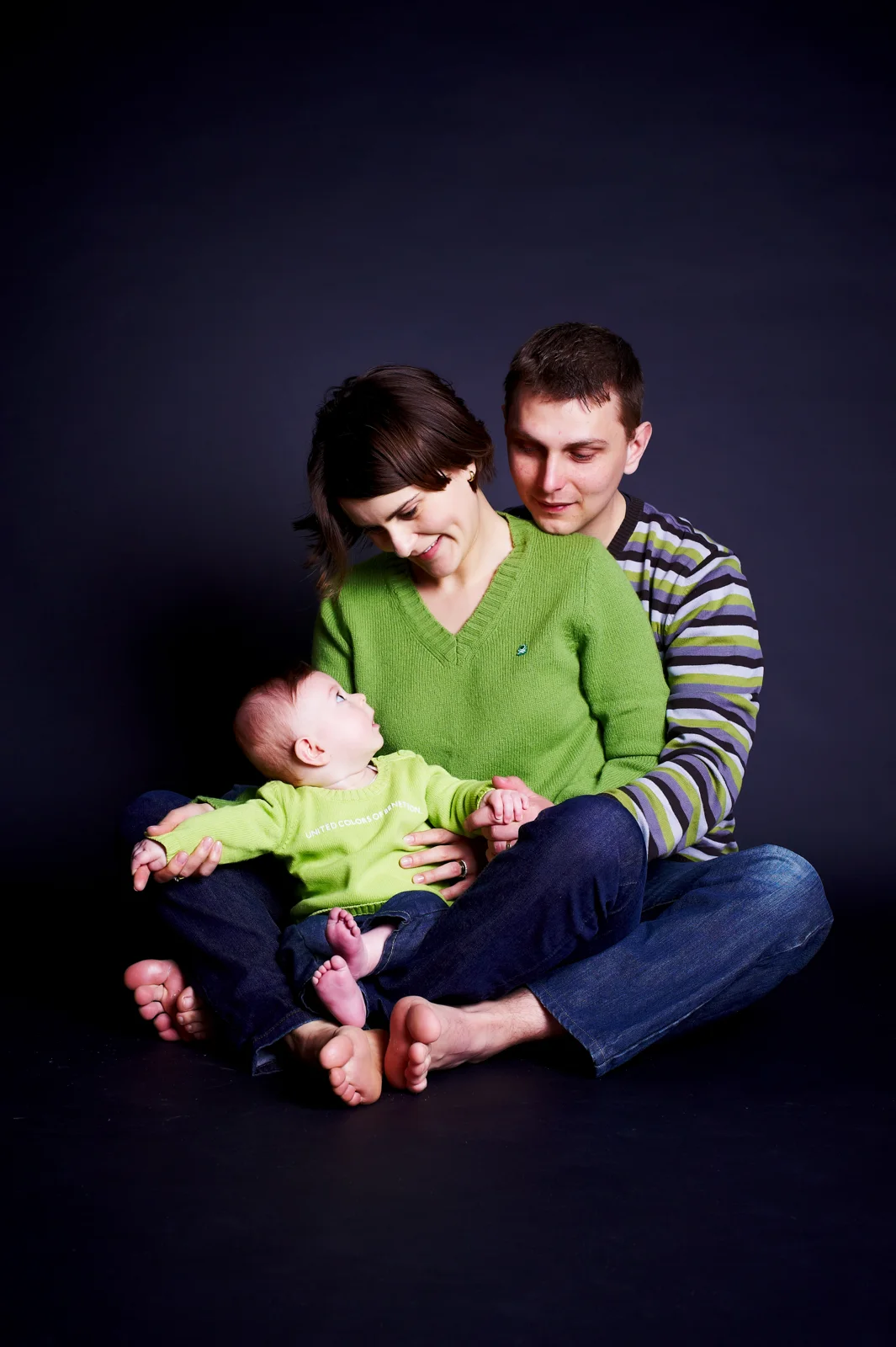Des parents et leur bébé